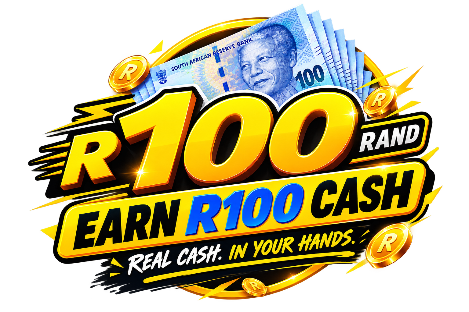 R100 South African rand referral reward
